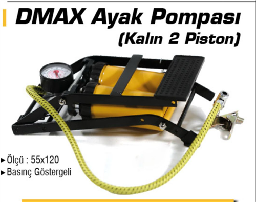 DMAX AYAK POMPASI ÇİFT PİSTON